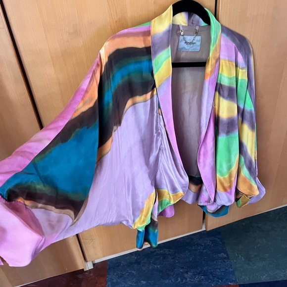 Rachel Comey Weir jacket, silk pink colors, Small - Picture 13 of 13